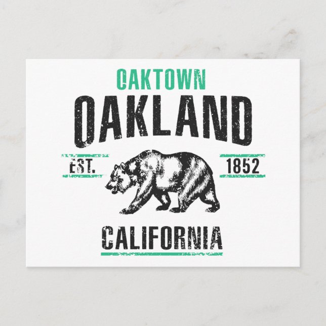 Postal Oakland (Anverso)