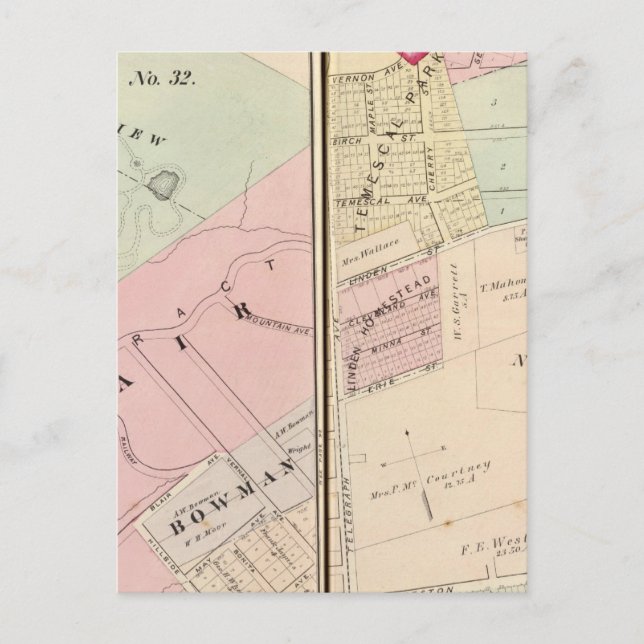 Postal Oakland, alrededores 1112 (Anverso)