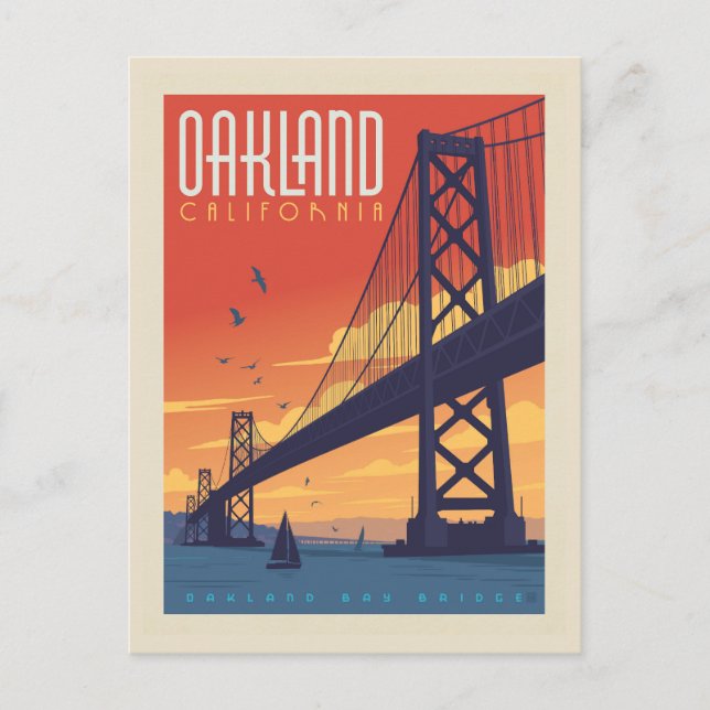 Postal Oakland, California (Anverso)