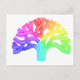 Postal Oakland Tree Rainbow