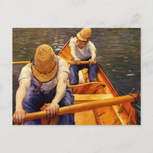 Postal Oarsmen (Remo de barca), pintura de arte fino