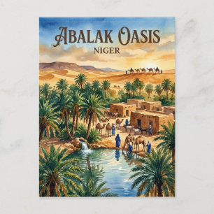 Postal Oasis de Abalak Níger