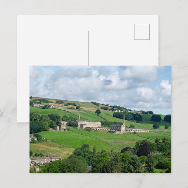 Postal Oats Royd Mill - Paisaje histórico de Yorkshire (Anverso / Reverso)