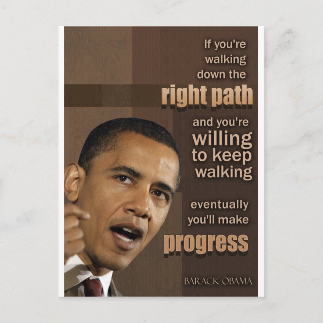 Postal Obama (Anverso)