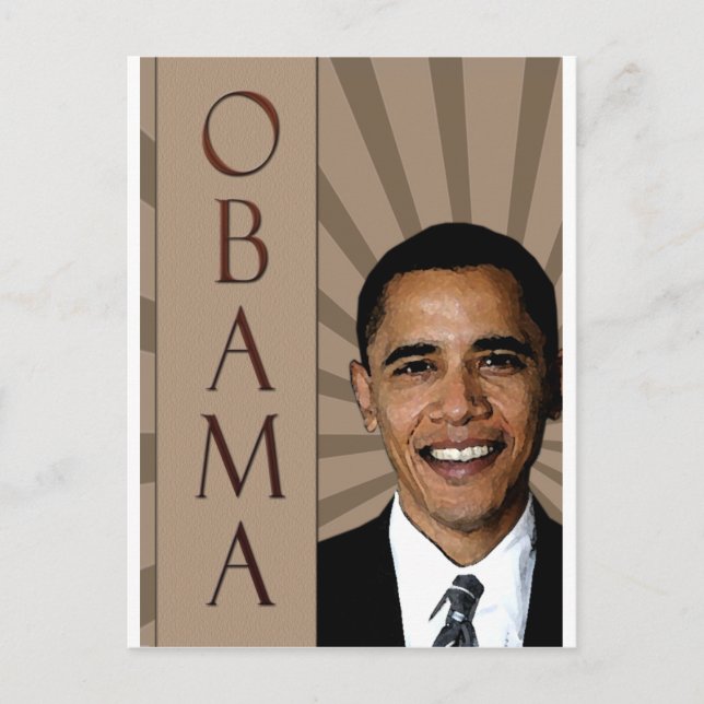 Postal Obama (Anverso)