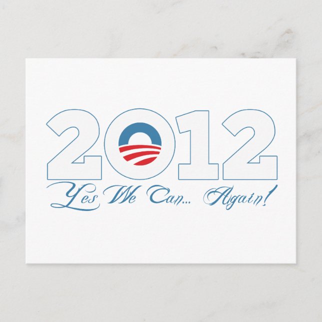 Postal Obama 2012 (Anverso)