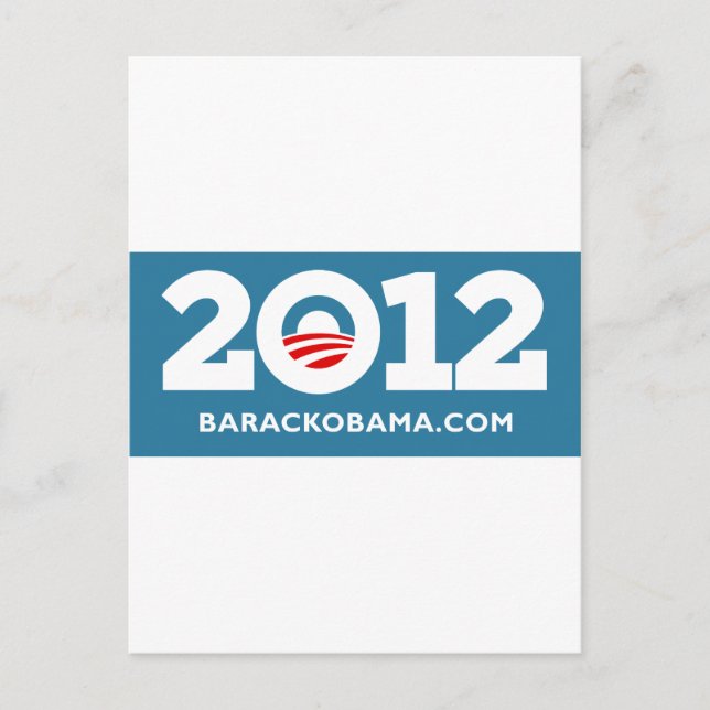 Postal Obama 2012 (Anverso)