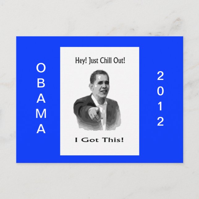 Postal Obama 2012 (Anverso)