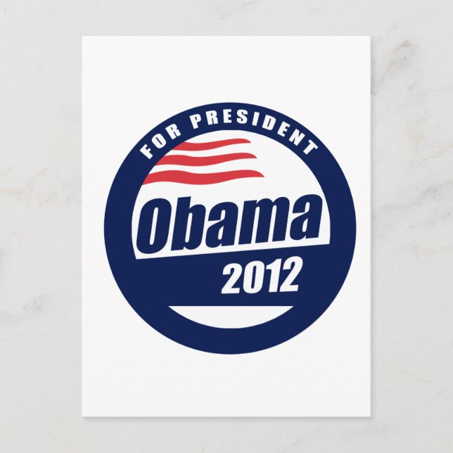 Postal Obama 2012 (Anverso)