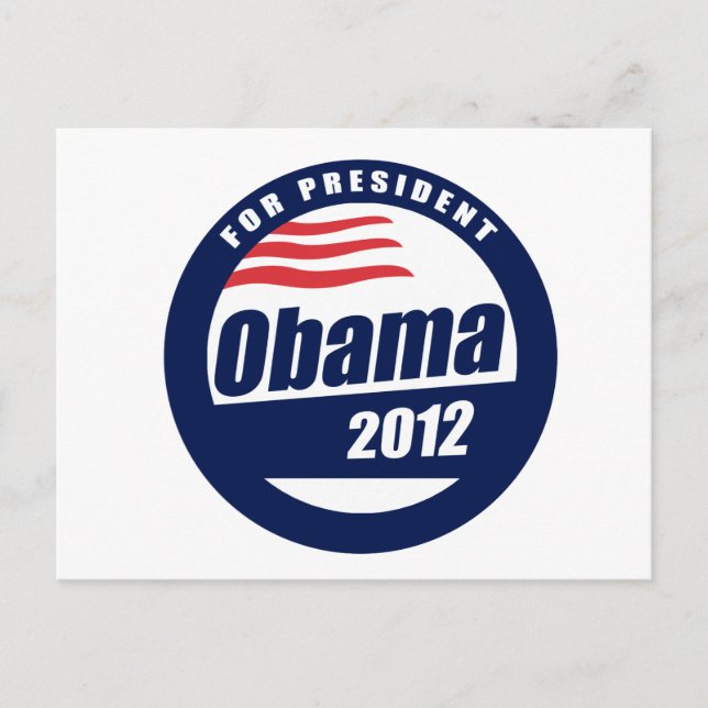 Postal Obama 2012 (Anverso)