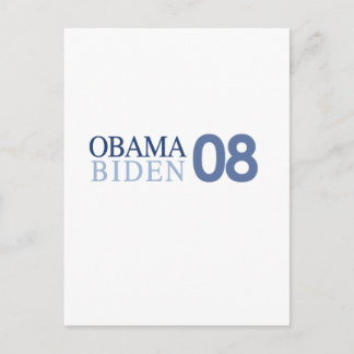 Postal Obama Biden '08