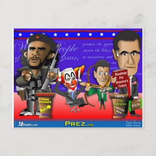 Postal Obama Biden Romney Ryan