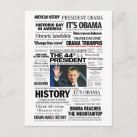 Obama: El 44.o presidente Headline Collage