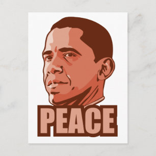 Postal Obama gana el Premio de la Paz