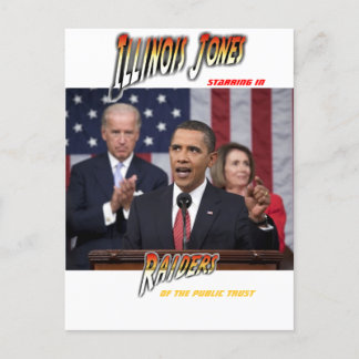 Postal Obama ILLINOIS JONES - asaltantes entrenados para