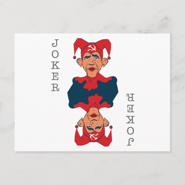 Postal Obama-Joker (Anverso)