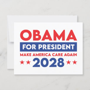 Postal Obama Para El Presidente 2028 Hará Que Estados Uni