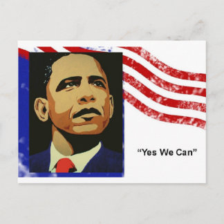 Postal Obama-Yes we can (postal)