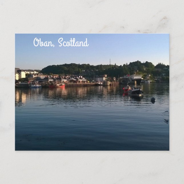 Postal Oban, Escocia (Anverso)