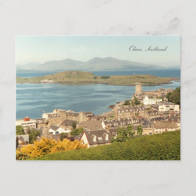 Postal Oban, Escocia (tarjeta postal) (Anverso)