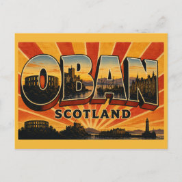 Postal Oban Escocia Torre de McCaig