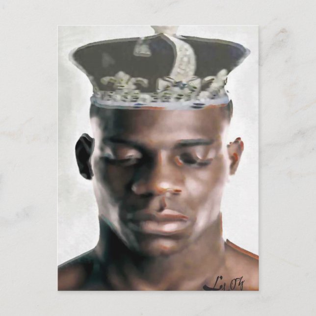 POSTAL OBATALA ORISHA DE LIZ LOZ (Anverso)