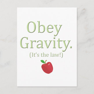 Postal obedece a la gravedad, ¡es la ley!