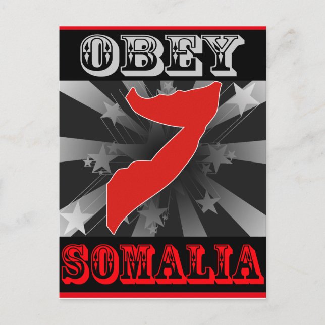Postal Obedece Somalia (Anverso)
