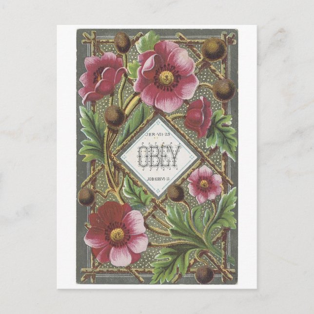 Postal Obedecer (Anverso)