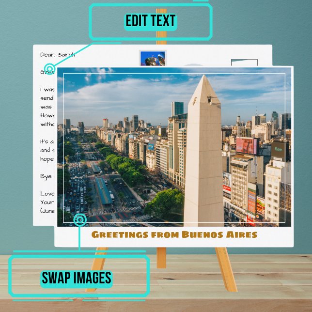 Postal Obelisco de Buenos Aires Argentina (Please enjoy our design and see the others in the collection.)