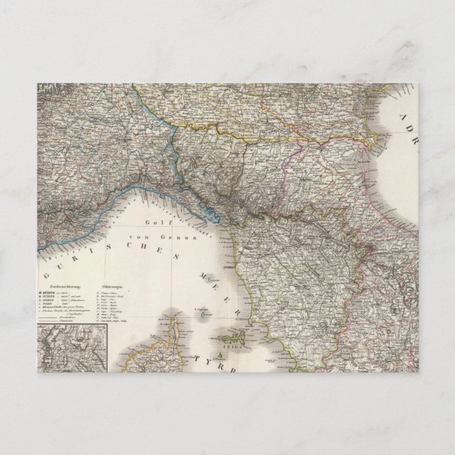 Postal Ober, MittelItalien - Región de Roma (Anverso)
