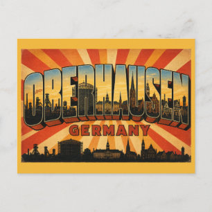 Postal Oberhausen Alemania Gasómetro