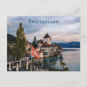 Postal Oberhofen Castle Schloss Oberhofen Suiza
