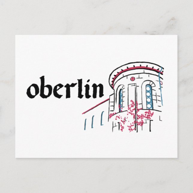 Postal Oberlin College - Capilla Finney (Anverso)