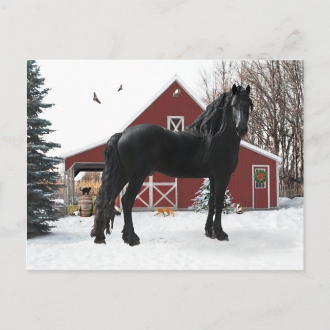 Postal "Oberon In Winter" (Anverso)