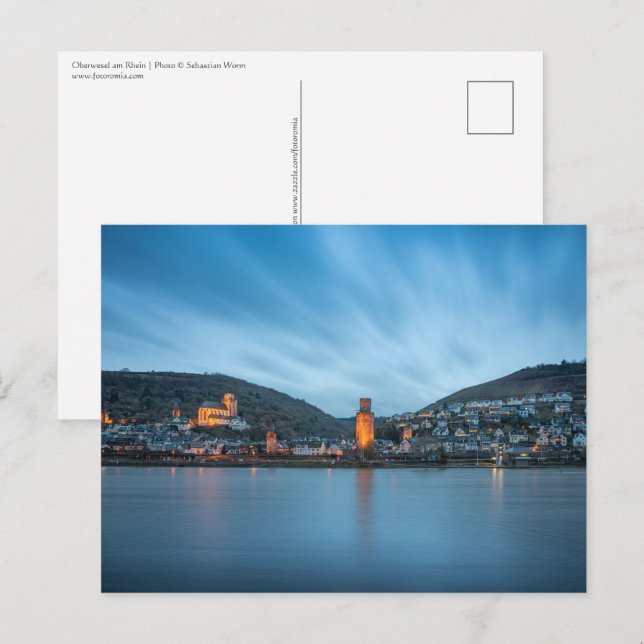 Postal Oberwesel Alemania (Anverso / Reverso)