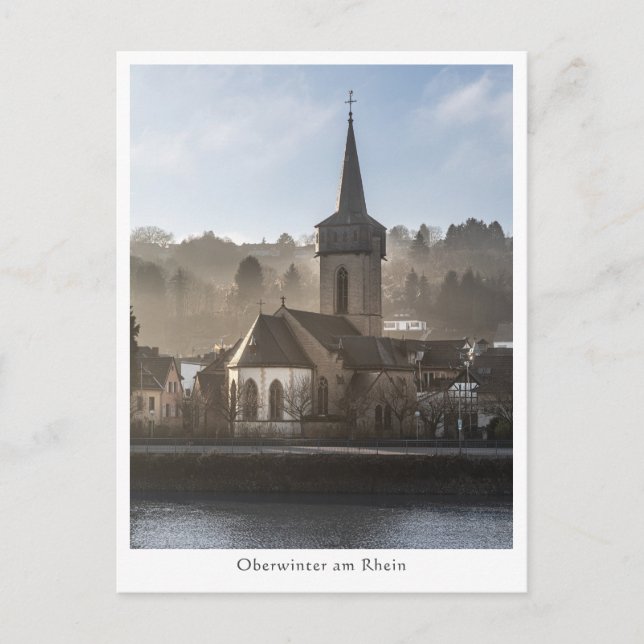 Postal Oberwinter am Rhein (Anverso)