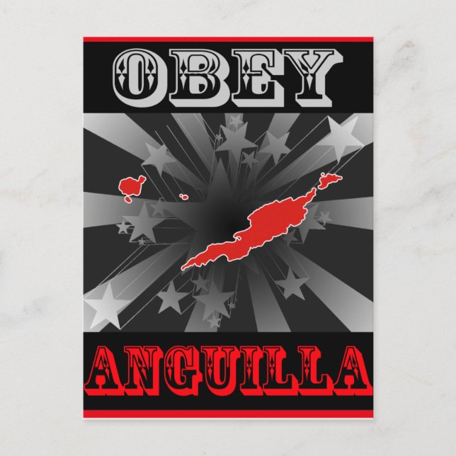 Postal Obey Anguilla (Anverso)