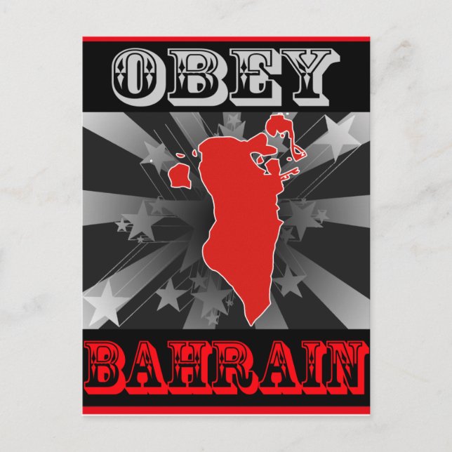 Postal Obey Bahrain (Anverso)