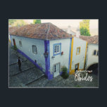 Postal Obidos - El Portugal Real<br><div class="desc">Un camarero ambulante en Obidos-El verdadero Portugal</div>
