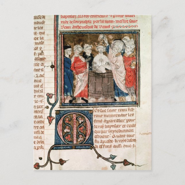 Postal Obispo de San Remigio de Rheims (Anverso)