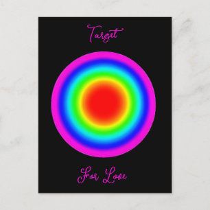 Postal Objetivo para el Amor – Arte del Orgullo