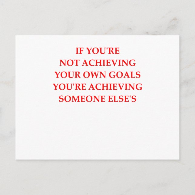 POSTAL OBJETIVOS (Anverso)