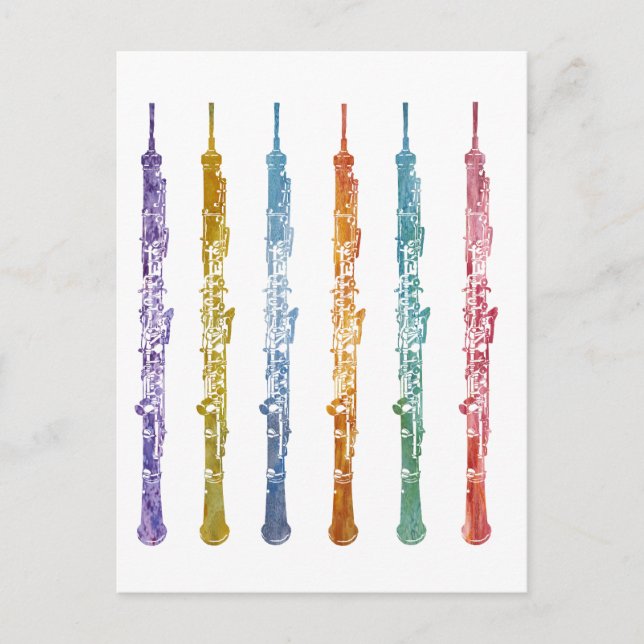 Postal Oboe Crayons (Anverso)