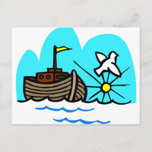 Postal Obra artística cristiana de Noé_1