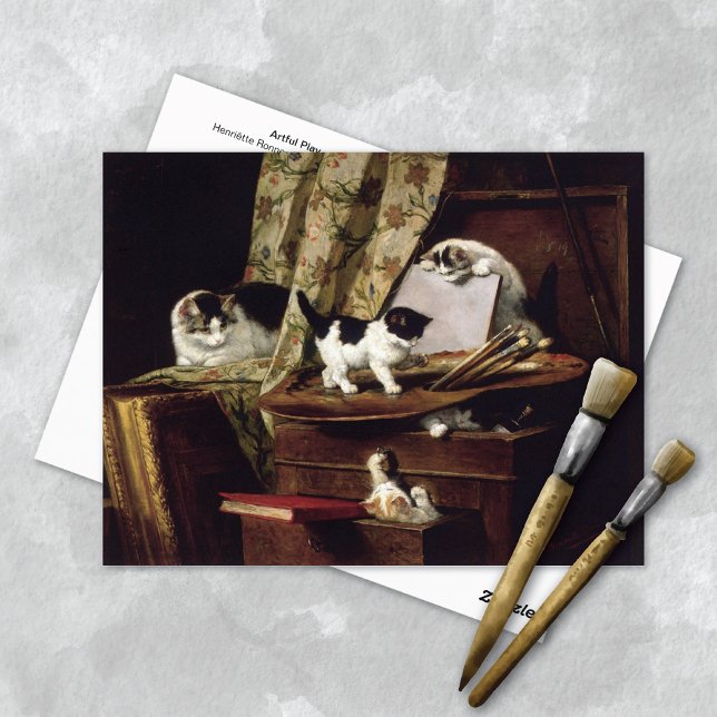 Postal Obra artística Henriëtte Ronner-Knip (Subido por el creador)