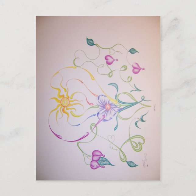 Postal obra de arte 008 (Anverso)