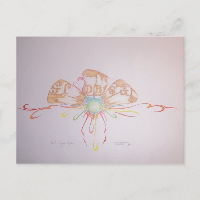 Postal obra de arte 010 (Anverso)