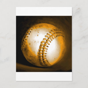Postal Obra de arte de béisbol