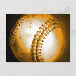 Postal Obra de arte de béisbol
